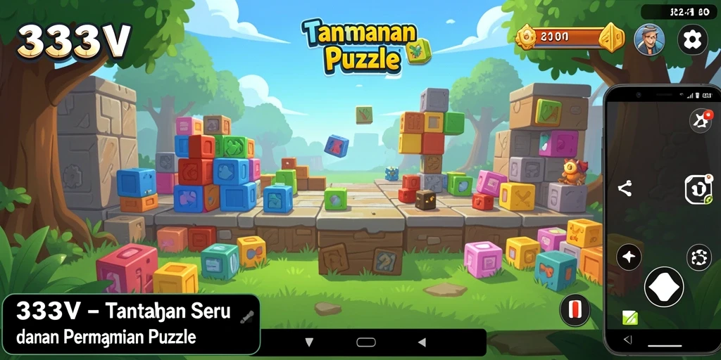 Tampilkan gameplay Puzzle seru dengan berbagai level menantang.