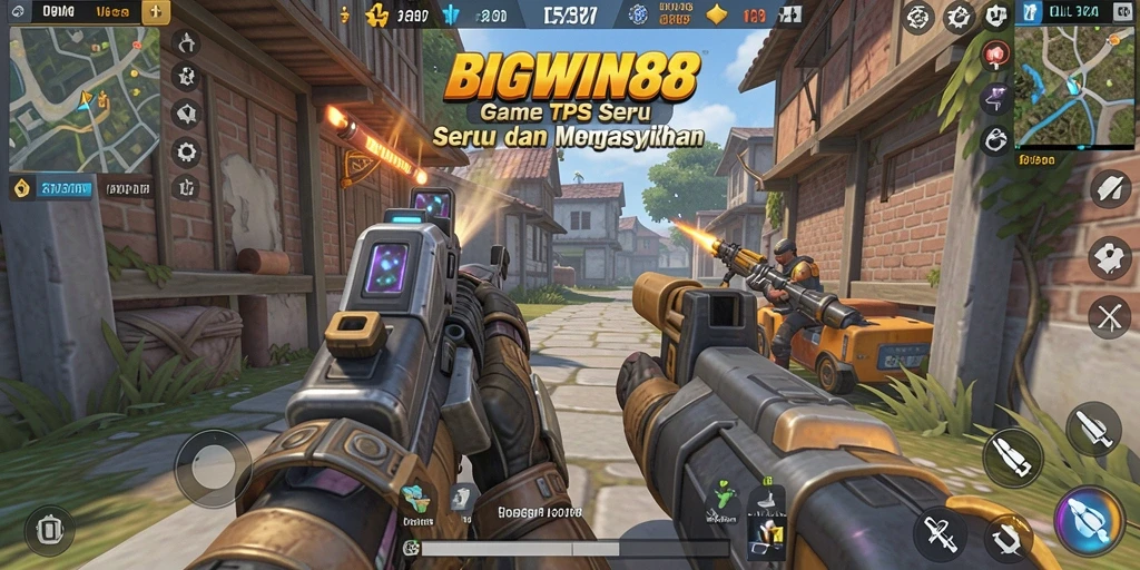 Gameplay seru BIGWIN88 dengan aksi dan strategi TPS.
