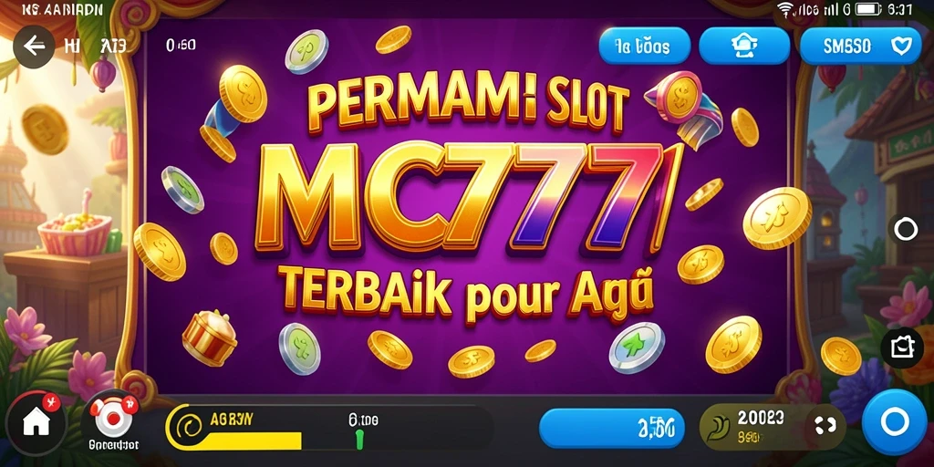 Screenshot gameplay MC777 yang menampilkan mesin slot yang menarik dan interaktif.