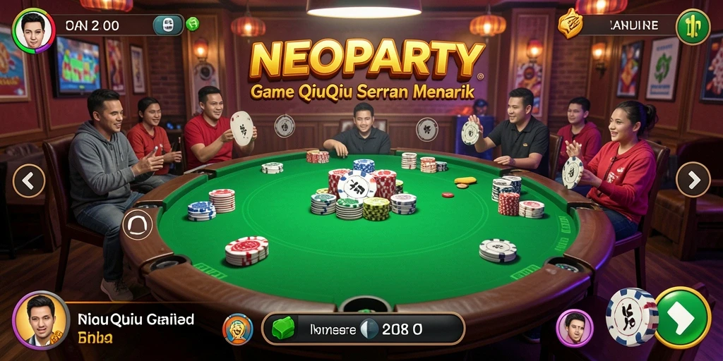 Tampilan gameplay seru di NEOPARTY yang mengasyikkan.