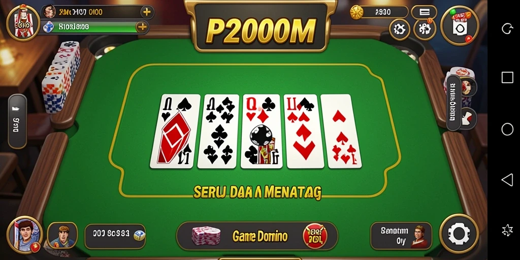 Gameplay P200M yang seru dan menantang dalam permainan Domino.