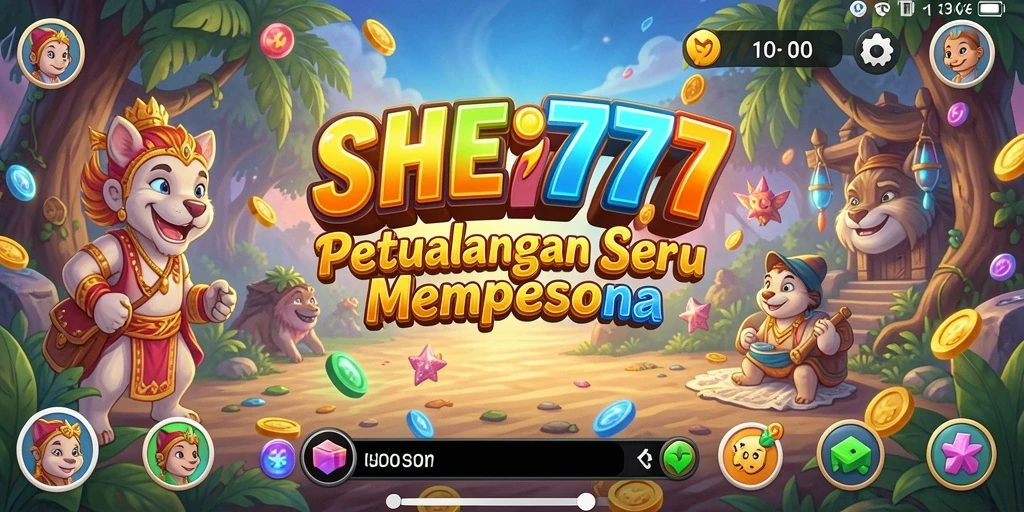 Gameplay SHE777 yang penuh petualangan dan tantangan menarik.
