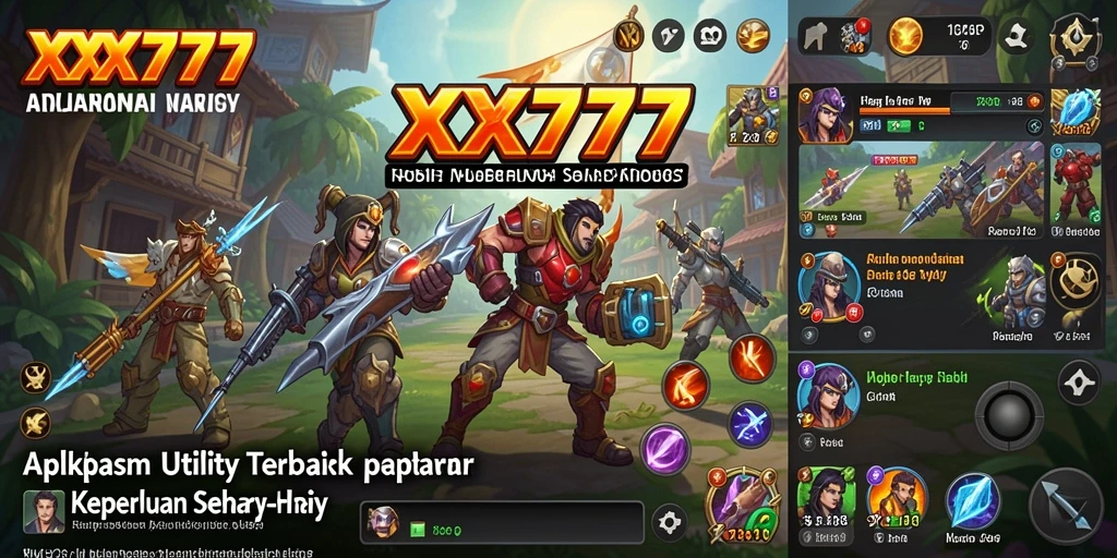 Tampilan UI sederhana dan fungsional dari XXX777 yang memudahkan pengguna.
